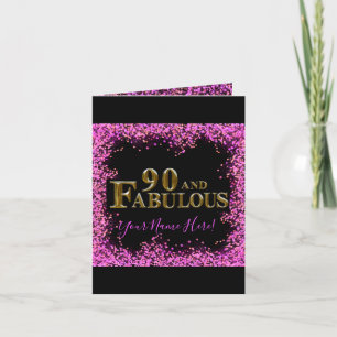 90th Birthday Holiday Card