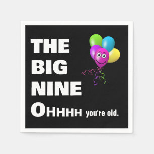 90th Birthday Party Getting Old Humour  Napkin
