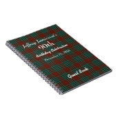 90th Birthday Party Guest Book Red & Green Plaid   (Right Side)