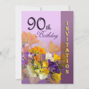 90th birthday party invitation