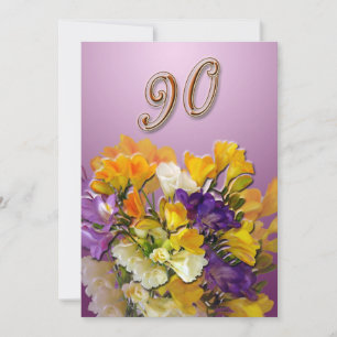 90th Birthday Party Invitation -