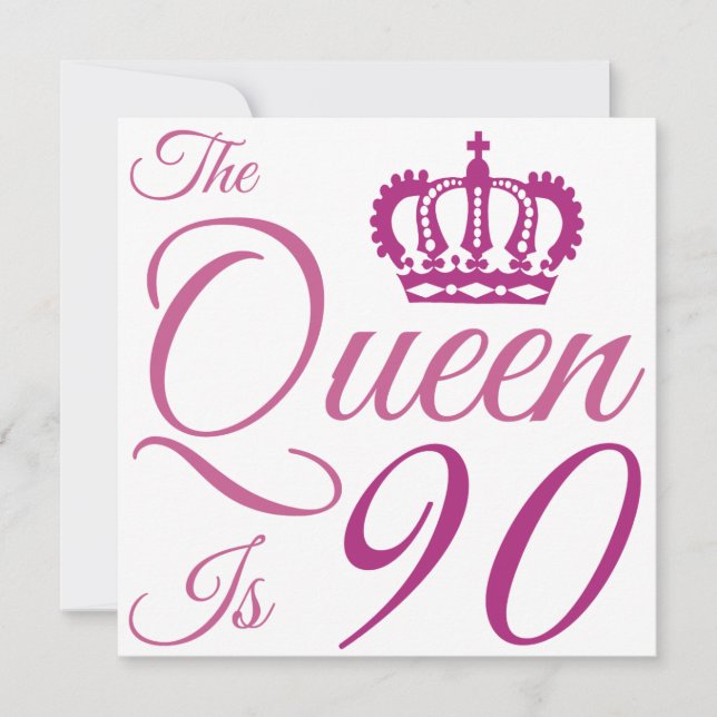 90th Birthday Queen (Front)