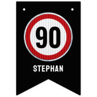 90th Birthday Speed Limit Sign CUSTOM AGE & NAME