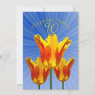 90th birthday Surprise Party Invitation