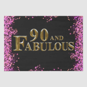 90th Birthday Tissue Paper