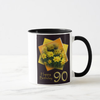 90th Happy Birthday Mug
