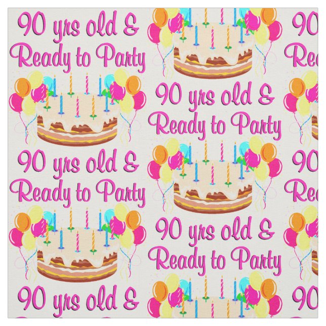 90TH PARTY GIRL FABRIC (Swatch)
