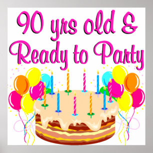 90TH PARTY GIRL POSTER