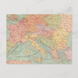 910 Lines of Communication, Central Europe Postcard