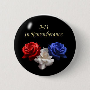 911 6 CM ROUND BADGE