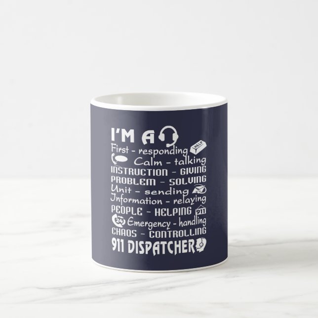 911 Dispatcher Coffee Mug (Center)