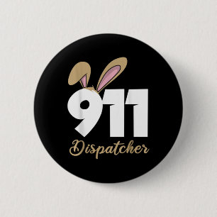 911 Dispatcher Easter Pullover Hoodie  6 Cm Round Badge