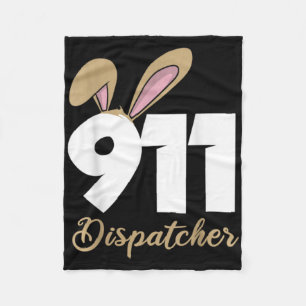 911 Dispatcher Easter Pullover Hoodie  Fleece Blanket