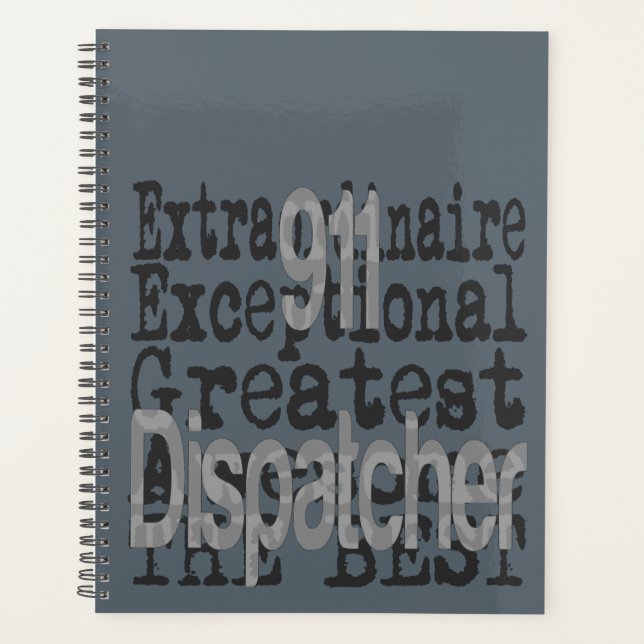 911 Dispatcher Extraordinaire Planner (Front)