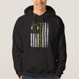 911 Dispatcher Flag Emergency Responder Police Dis Hoodie