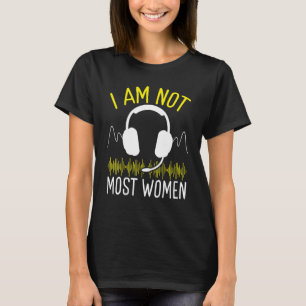 911 Dispatcher I am not most Women Gold Line Opera T-Shirt