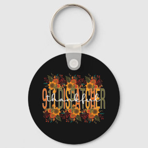 911 Dispatcher Thanksgiving 911 Operator Key Ring