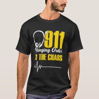 911 First Responder Emergency Medical Dispatcher D T-Shirt