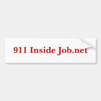 911 Inside Job.net Bumper Sticker