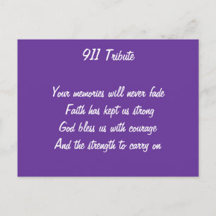 911 memories postcards