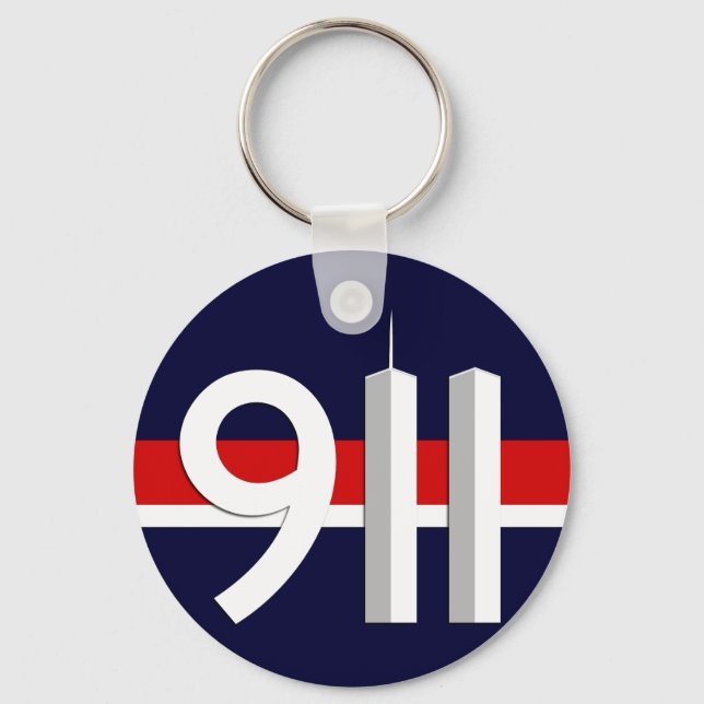911 - September 11 10th Anniversary Key Ring (Front)