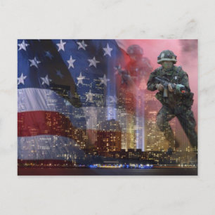 911 Twin Towers Postcard