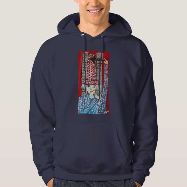 911 WAS FIXED RED HOODIE (Front)