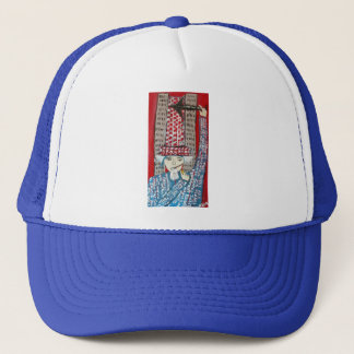 911 WAS FIXED RED TRUCKER HAT