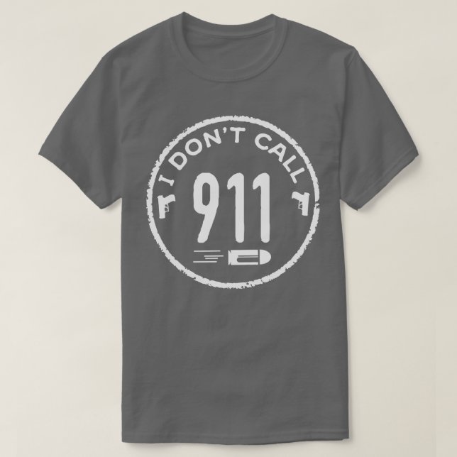911 white T-Shirt (Design Front)