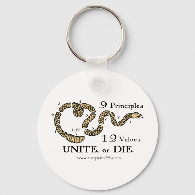 912 Flag Series Key Ring (Front)