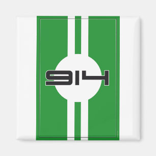 914 Racing Design Magnet