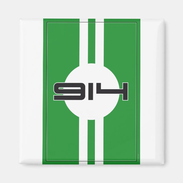 914 Racing Design Magnet (Front)