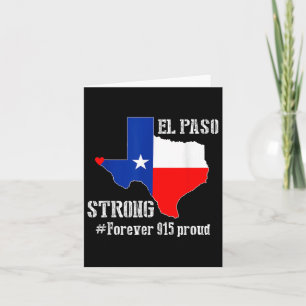 915 Proud El Paso Strong T Shirt Card