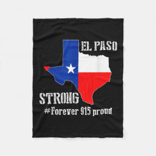 915 Proud El Paso Strong T Shirt Fleece Blanket