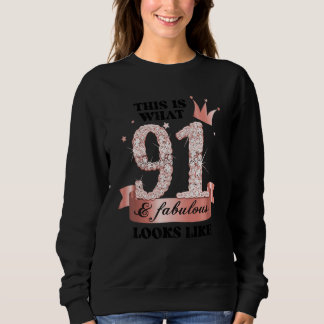 91 & Fabulous I Rose And White Party Group Candid  Sweatshirt