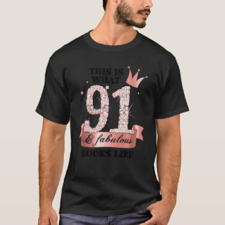 91 & Fabulous I Rose And White Party Group Candid  T-Shirt