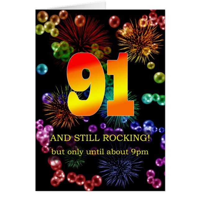 91st Birthday Still Rocking (Front)