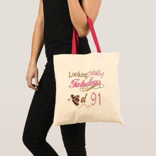 91st Birthday Tote Bag