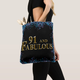 91st Birthday Tote Bag