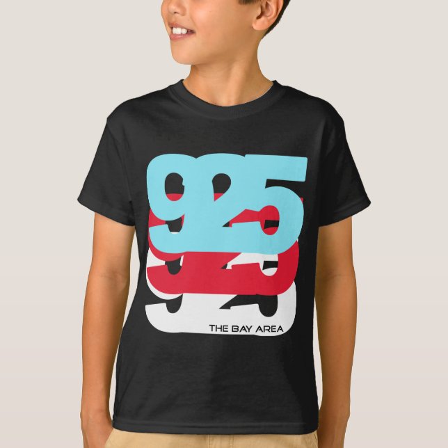 925 Area Code T-Shirt (Front)
