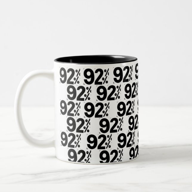 92% Coffee Mug (Left)