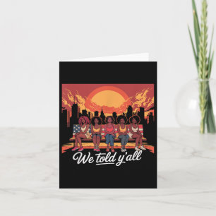 92 Percent 92% Black Women History Month We Told Y Card