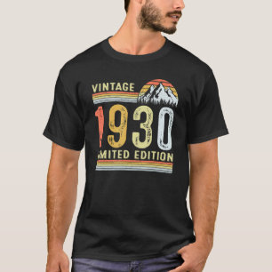 92 Year Old Vintage 1930 92nd Birthday T-Shirt