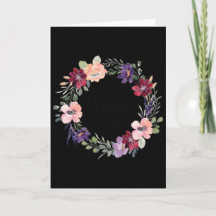 92 Years Loved Floral 92th Birthday Women 92 Years Card