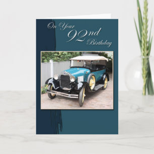 92nd Birthday Card