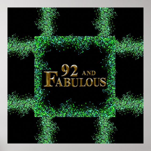 92nd Birthday  Poster (Front)