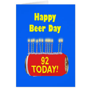 92nd Happy Beer Day Birthday