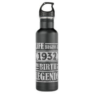 93 Year Old 1932 Birth Of Legend 90th Birthday 710 Ml Water Bottle