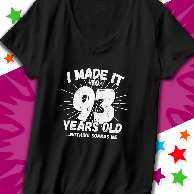 93 Year Old Sarcastic Meme Funny 93rd Birthday T-Shirt (Creator Uploaded)
