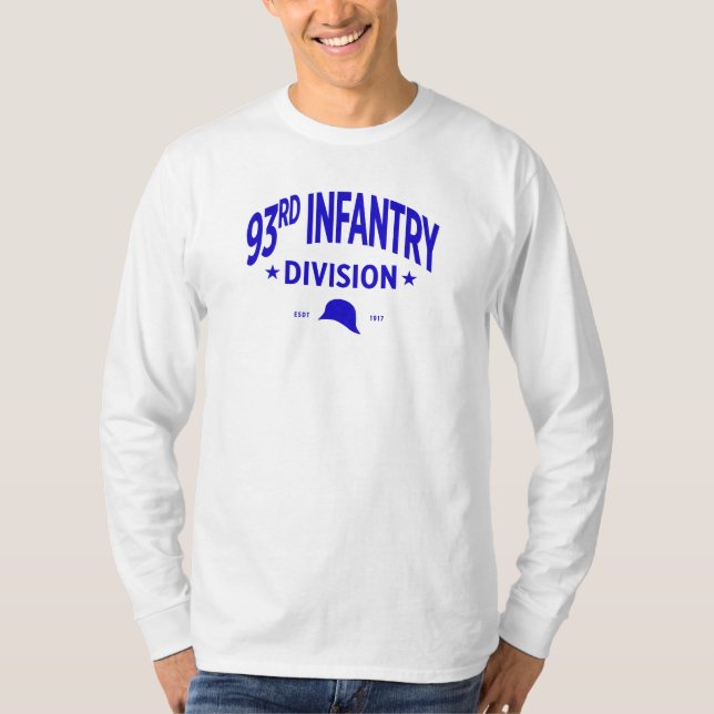 93rd Infantry Division US Military Long T-Shirt (Front)